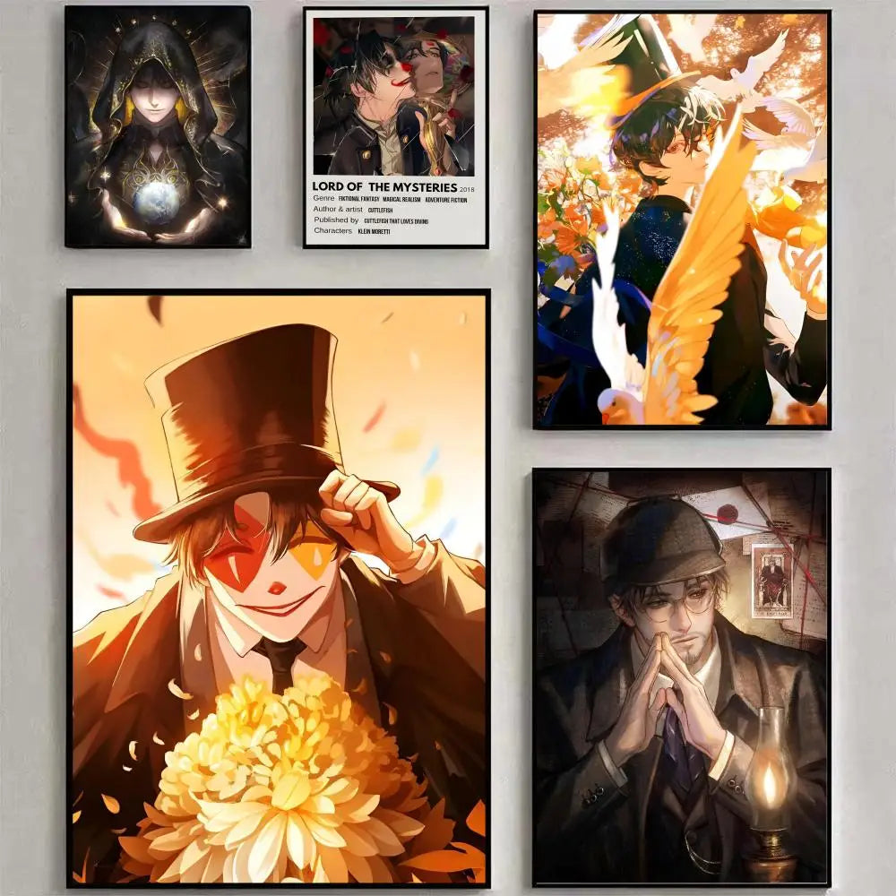 Anime Lord of the Mysteries The Fool Masked Elegance Fantasy Wall Poster